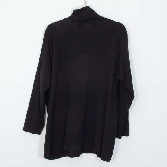 J. Jill Pure Jill Drape Neck Button Shoulder Tunic Top Staple Womens Size 2X - Picture 6 of 7